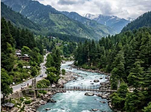 Kullu Valley Himalayan View